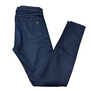 Rag and bone dark blue jeans, size 28.  A562